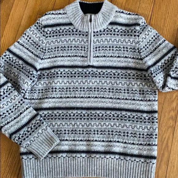 Men’s LL Bean Shetland wool sweater - Picture 2 of 4